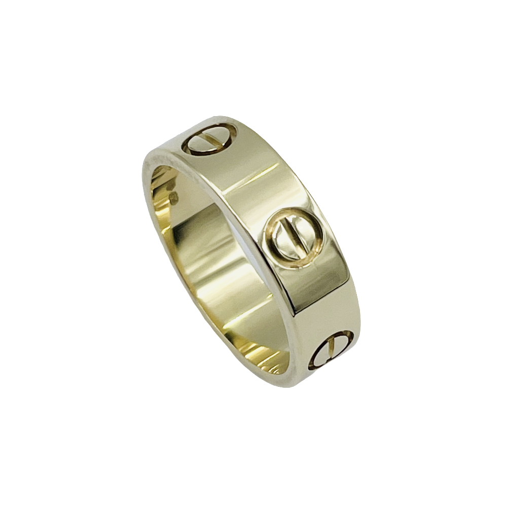 Bague Cartier Love en Or jaune 18k Taille 53. Prix neuf 1730?.