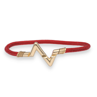 Louis Vuitton Cruise 2010 Red Shine Rope Bracelet · INTO